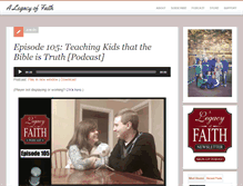 Tablet Screenshot of faughnfamily.com